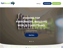 Tablet Screenshot of fishrecruit.com